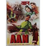MIXED POSTERS COLLECTION - A group of vintage posters in colour for various films including Aan A