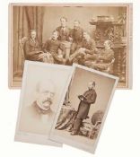 PHOTOGRAPHIC COLLECTION - Carte-de-visite by Numa Blanc of Prussian Prime Minister Otto von...