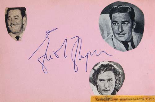 AUTOGRAPH ALBUMS - INCL.ERROL FLYNN - Two autograph albums with signatures of actors and - Image 5 of 6