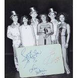 THREE DEGREES, THE - Album page signed by Valerie Christie, Sheila Fergunson and Helen...  Album