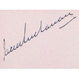 AUTOGRAPH ALBUMS - MUSIC HALL STARS - Two autograph albums, different sizes , with signatures by...