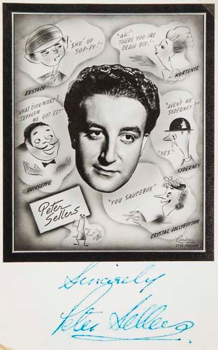 PHOTOGRAPHS ALBUM - INCL. PETER SELLERS - Photograph album with black and white photographs signed - Image 2 of 2