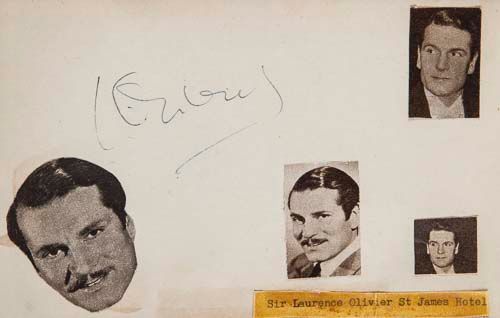 AUTOGRAPH ALBUMS - INCL.ERROL FLYNN - Two autograph albums with signatures of actors and - Image 2 of 6