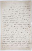 Kensington Palace.- - Edward Letter third person to James Peacock, Labourer in Trust   Edward (
