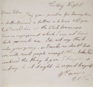 Fox -  Autograph Letter signed to William Eden, first Lord Auckland, 1p   (Charles James,