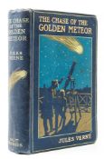 Verne (Jules) - The Chase of the Golden Meteor,   first English edition  ,   24 plates, light