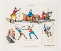 Alken (Henry) - Symptoms of Being Amused,  vol.1 [all published],   hand-coloured aquatint