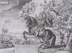 Cornelis van Caukercken (1626-1680) - Charles le Second Roy de la Grande Bretagne,  equestrian