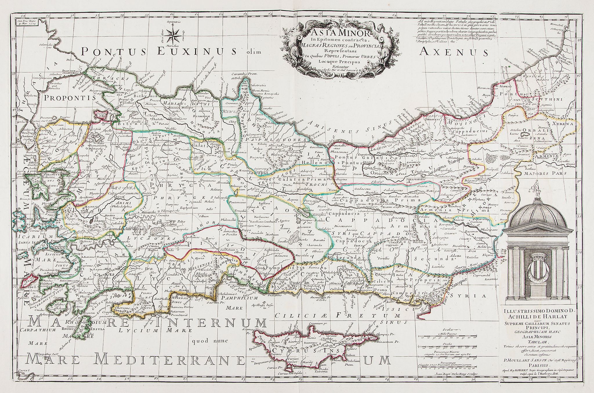 -. Sanson (Guillaume) - small mixed group of maps of classical Turkey  including the rare map Asia