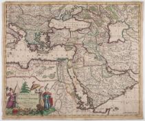 Kitchin (Thomas) - A New Map of Edinburghshire,   with ornamental title cartouche, engraved map with