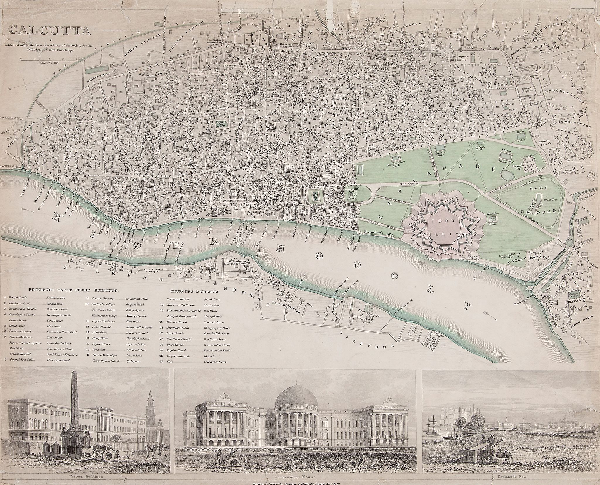 City Plans.- - A collection of engraved or lithographed plans,  including  A Plan of the City and