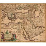 Danckerts (Justus) - Accuratissima et Maxima Totius Turcici Imperii Tabula,  extensive map