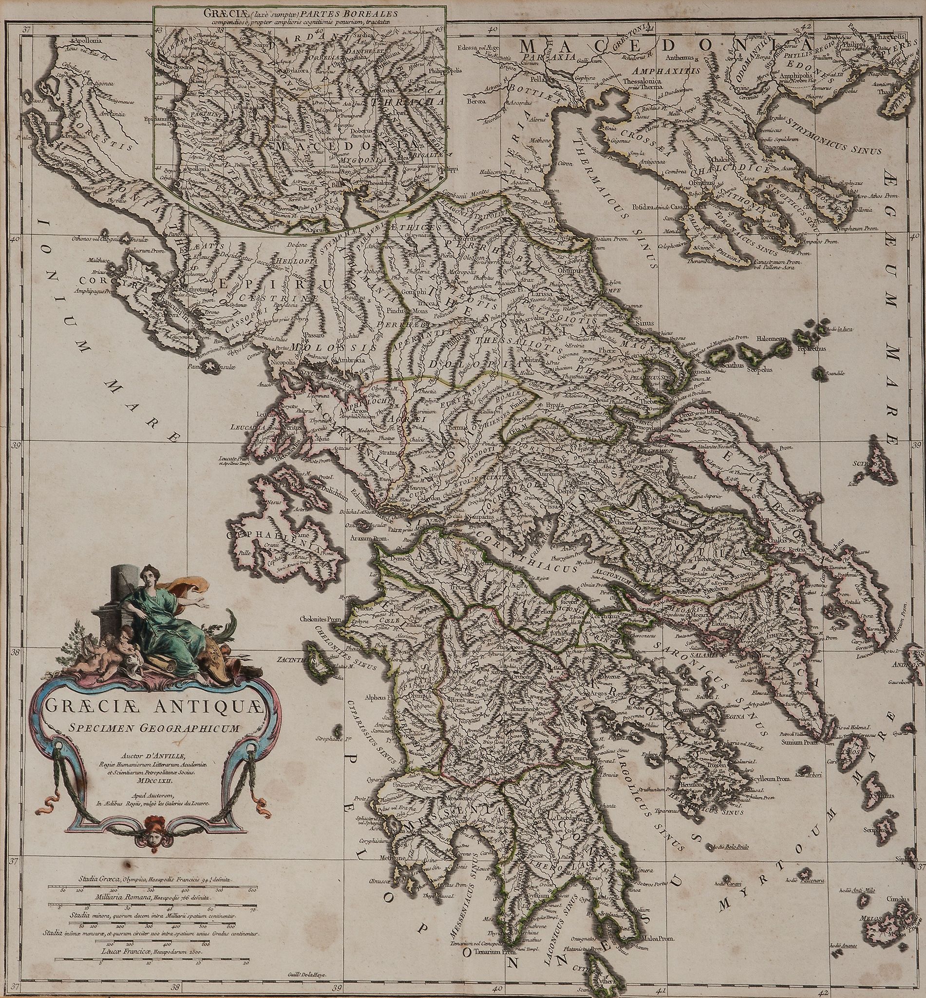 Greece.- Faden (William) - Greece Archipelago and Part of Anadoli by L.S. de la Rochette,  large map - Image 2 of 2