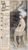 Leist (Frederick William) - The River Maiden,  original artwork to illustrate a verse,