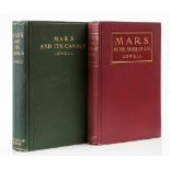 Lowell (Percival) - Mars and its Canals,   first impression  ,   lacking front free endpaper, New