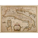 Italy.- Mercator (Gerard) - Tab. VI. Europæ, totam Italiam ob osculos ponens,  ptolemaic map of