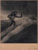 Alfred Kubin (1877-1959) - Science lithograph, 1901, on wove paper, with margins, 295 x 255 mm (11