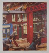 Carel Weight (1908-1997) - Allegro Strepitoso; The Day of Doom (+ one other) two lithographs printed