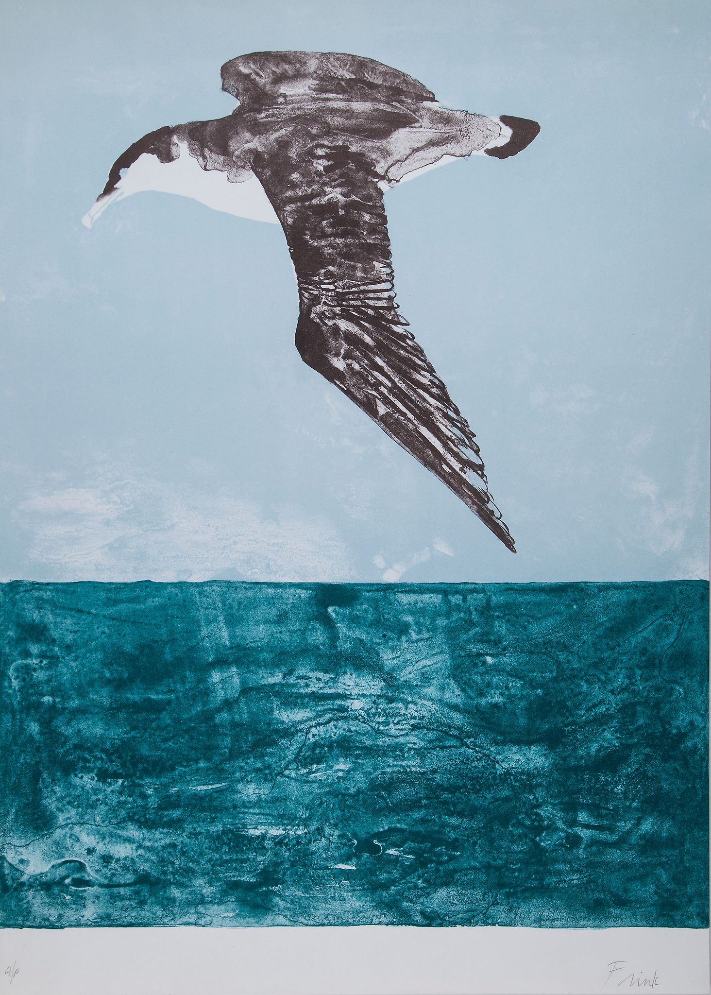 Elisabeth Frink (1930-1993) - The Shearwater lithograph printed in colours, 1974, signed and