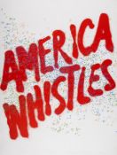 Ed Ruscha (b.1937) - American Whilstes screenprint in colours, 1975, signed and dated in pencil,