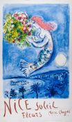Marc Chagall (1887-1985)(after) - Baie des Anges (M.350) lithographic poster printed in colours,