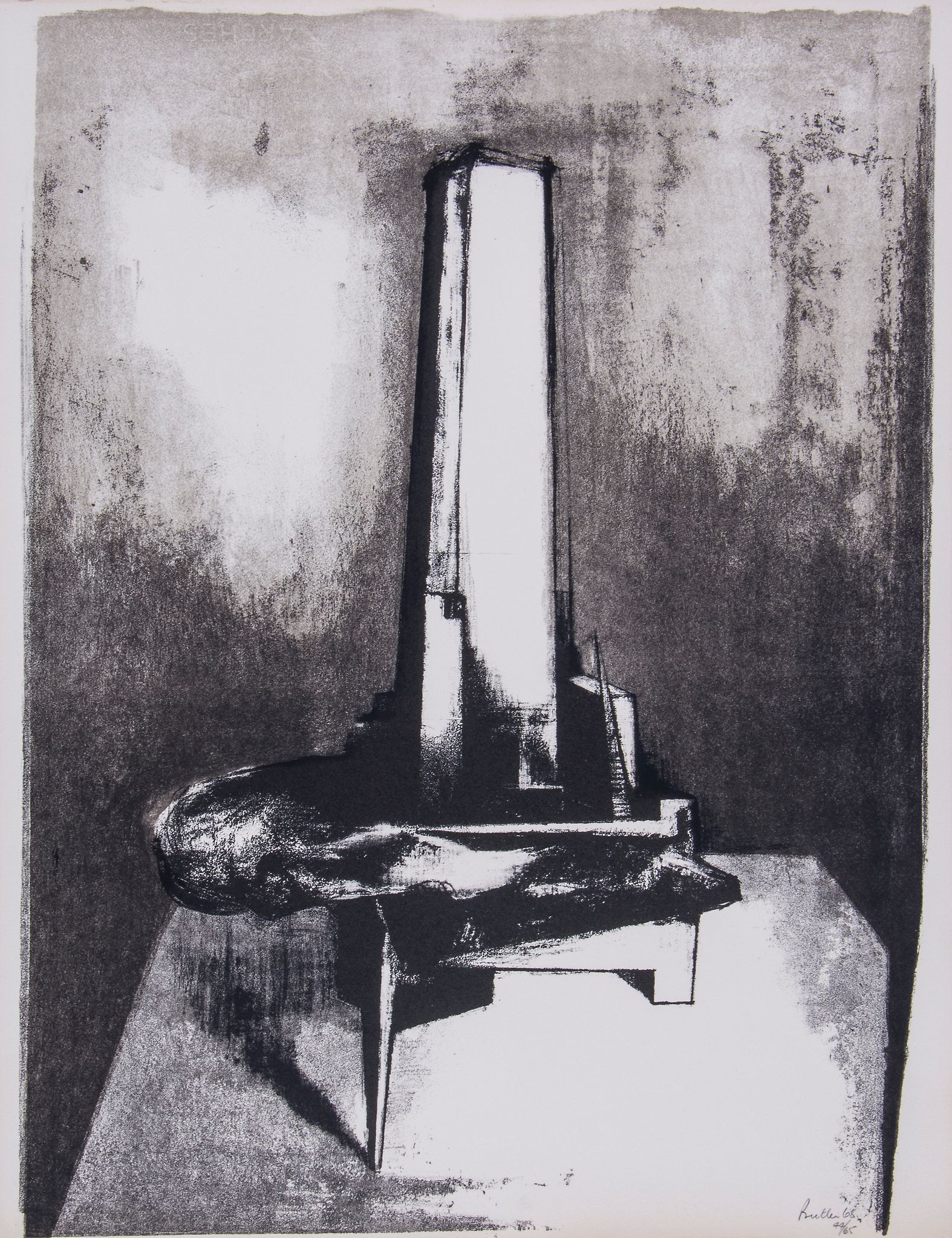 Reg Butler (1913-1981) - Tower lithograph, 1968, signed and dated in pencil, numbered 44/65, on wove