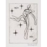 Stanley William Hayter (1901-1988) - Greeting card for 1950-51 (B. ) the engraving, 1951, signed and