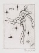 Stanley William Hayter (1901-1988) - Greeting card for 1950-51 (B. ) the engraving, 1951, signed and