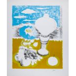 Mary Fedden (1915-2012) - The Lamp lithograph printed in colours, 1972, signed in pencil, on wove