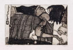 Horst Janssen (1929-1995) - Les Bras No.3 (Les Bras No.5) two etchings with aquatint, 1970, both