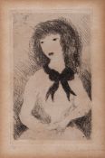 Marie Laurencin (1885-1956) - Portrait of a Woman etching, 1926, signed in pencil, numbered 11/80,