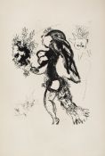 Marc Chagall (1887-1985) - L'Offrande (M.291) lithograph, 1960, a proof aside from the signed