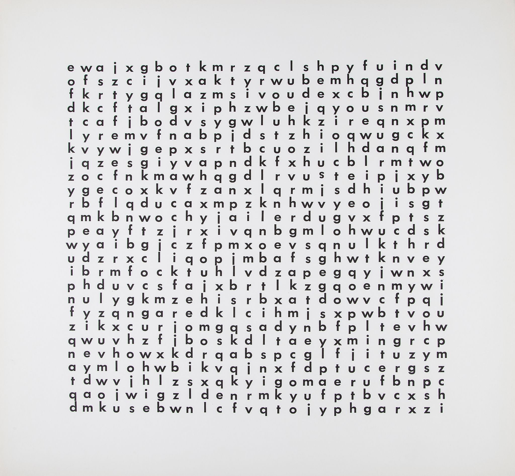 Hans-Jörg Mayer (b.1955) - Alphabetenquadratbuch 1 a collection of thirteen sheets with printed - Image 2 of 4