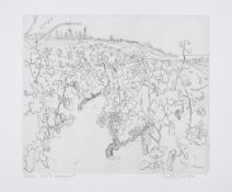 Anthony Gross (1905-1984) - Leo's Vineyard etching, 1974, signed and titled in pencil, numbered 43/