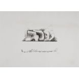Henry Moore (1898-1986) - Large Reclining Figure and Small Motifs (C.70) lithograph, 1967, signed
