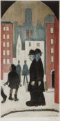 Laurence Stephen Lowry (1887-1976)(after) - Two Brothers offset lithograph printed in colours,