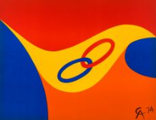 Alexander Calder (1898-1976) - From Flying Colours three lithographs printed in colours, 1974,