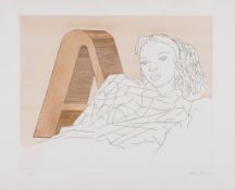 Man Ray (1890-1976) - L'A etching with aquatint printed in colours, 1971, signed in pencil, numbered