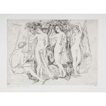 John Buckland-Wright (1897-1954) - Judgement of Paris (B.W. M88) engraving, c. 1950, titled and