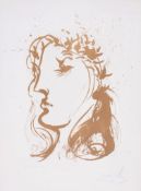 Salvador Dalí (1904-1989) - Béatrice (M. ) lithograph printed in colour, 1964, signed and