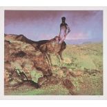 Sidney Nolan (1917-1992) - Burke and Wills Expedition I screenprint in colours, 1975, signed and