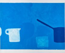 William Scott (1913-1989) - Still Life with Pots screenprint in colours, 1970, signed, dated and