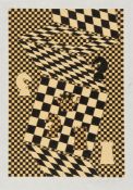 Victor Vasarely (1906-1997) - L'Echiquier screenprint in colours, c.1935, signed in pencil, on Japon