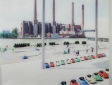 Massimo Vitali (b.1944) - VW Lernpark, from: A Portfolio of Landscapes and Figures offset lithograph