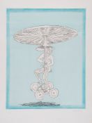 Man Ray (1890-1976) - Monocopter etching with aquatint printed in colours, 1971, signed in pencil,