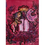 Marc Chagall (1887-1985) - Vitraux pour Jérusalem the book, 1962, comprising two lithographs printed
