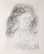 Salvador Dalí (1904-1989) - Portrait of La Fontaine (M. 653) drypoint etching, 1974, signed in
