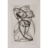 John Buckland-Wright (1897-1954) - Dionysus No.2 (M.61) etching with embossing, 1935, signed, titled