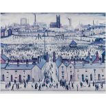 Laurence Stephen Lowry (1887-1976)(after) - Britain at Play offset lithograph printed in colours,