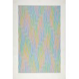 Bridget Riley (b.1931) - Elapse screenprint in colours, 1982, signed, dated and titled in pencil,